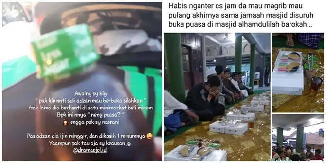 8 Kebaikan Driver Ojol & Penumpangnya Saat Ramadan Ini Inspiratif