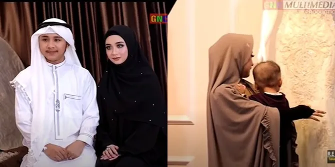 8 Momen Ega Noviantika dan Rafly DA Jalani Pemotretan Bernuansa Arab, Ajak Anak yang Sudah Makin Besar