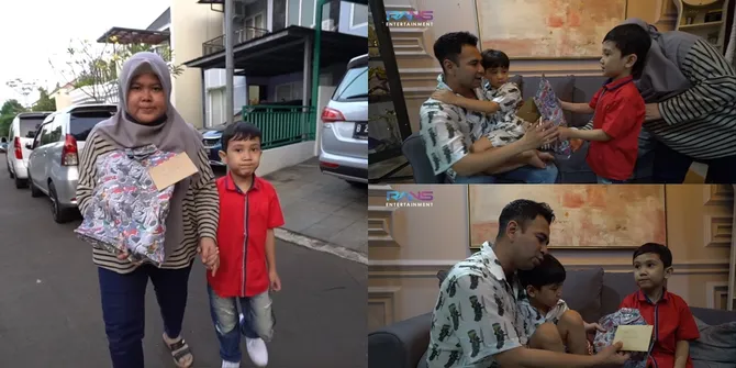 8 Momen Gemas Rafathar Bertemu Kembarannya yang Viral, Awalnya Malu-malu Tapi Happy Saat Dibawakan Kado Ulang Tahun