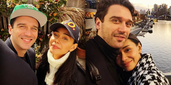 8 Potret Adinia Wirasti Dari Kamera Sang Suami, Pengantin Baru yang Bucin Banget