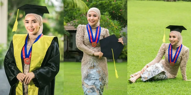 8 Potret Anna Istri Angga Wijaya Wisuda di NTB, Cantik Berkebaya - Bikin Bangga Sang Suami Tercinta