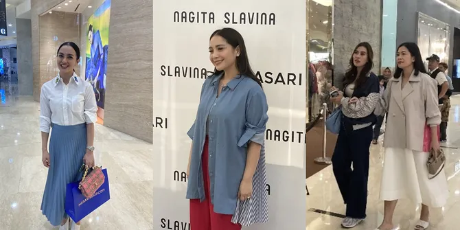 8 Potret Artis yang Hadiri Peluncuran Koleksi Terbaru Brand Fashion Milik Nagita Slavina, Ada Syahnaz Sadiqah Hingga Rachel Vennya