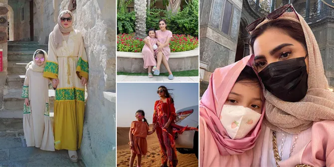 8 Potret Ashanty Momong Arsy Selama di Dubai dan Turki, Ibu Anak Sama-Sama Cantik
