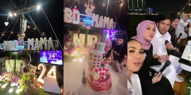 8 Potret Aurel Hermansyah Rayakan Ulang Tahun ke-24 di Atas Kapal, Perdana Sebagai Ibu - Bahagia Dapat Kejutan Manis Liburan ke Italia dari Atta Halilintar