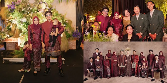 8 Potret Aurel Hermansyah yang Disebut Seperti Ibu Hamil di Resepsi Pernikahan Aaliyah Massaid, Langsung Buka Suara - Akui Gara-Gara Bustier 