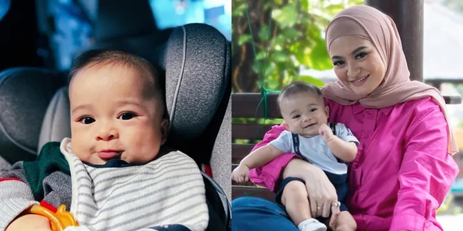 8 Potret Baby Adzam Anak Sule dan Nathalie Holscher yang Murah Senyum, Tambah Ganteng di Usia 5 Bulan
