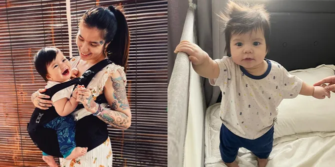 8 Potret Baby Jerome Anak Keempat Sheila Marcia, Makin Ganteng dan Wajahnya Bule Banget
