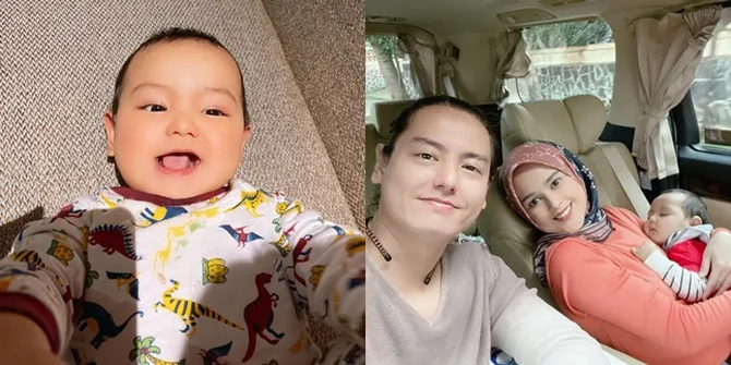 8 Potret Baby Shaquille yang Kini Usia 8 Bulan, Suka Ketawa Dengar Suara Sapu Lidi