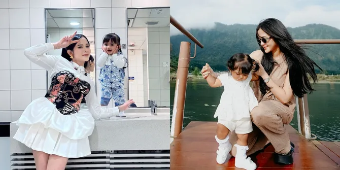 8 Potret Cantik Bella Bonita Momong Anak, Cunda Disebut Jadi Versi Mini Dari Ibunya