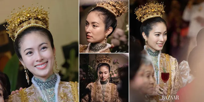 8 Potret Detail Makeup Pengantin Nong Poy Transgender Tercantik yang Super Minimalis Tapi Cantik Abis, Disebut Mirip Sandra Dewi