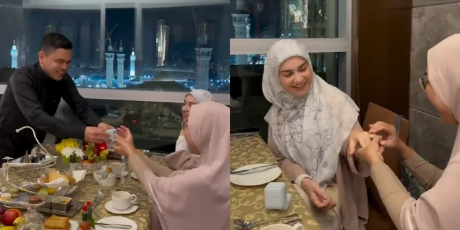 8 Potret Detik-Detik Irish Bella Dilamar Haldy Sabri di Mekkah yang Baru Terungkap, Ibunda Jadi Perantara