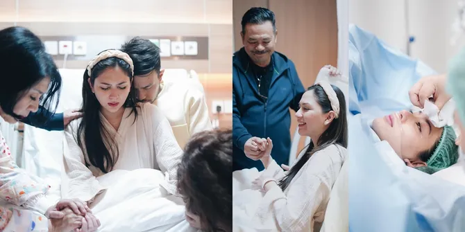 8 Potret Detik-detik Proses Persalinan Jessica Mila, Ditemani Mertua yang Sayang Banget - Bikin Iri