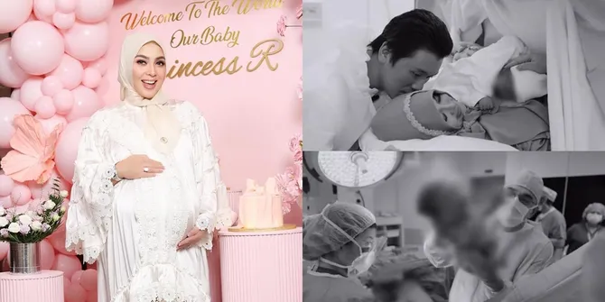 8 Potret Detik-Detik Syahrini Melahirkan Sampai Princess 'R' Dikumandangkan Adzan oleh Reino Barack - Potong Tumpeng Dulu Sebelum ke Ruang Operasi