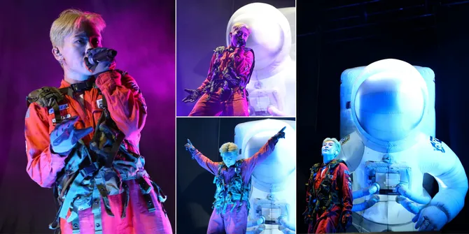 8 Potret DPR LIVE di Konser DPR THE REGIME TOUR IN JAKARTA, Keren dengan Kostum Astronot