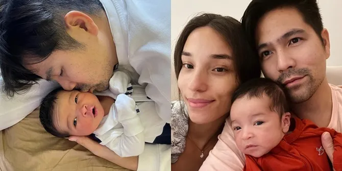 8 Potret Erick Kakak Jessica Iskandar Momong Baby Aizen, Kegantengan Anaknya Saingi Sang Ayah