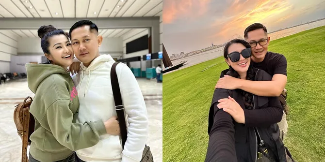 8 Potret Fitri Carlina yang Harus Jalani Pernikahan Jarak Jauh Dengan Suami, Tetap Harmonis dan Mesra Banget