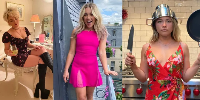 8 Potret Florencia Pugh Pemeran Princess Irulan di 'DUNE 2', Bisa Bergaya Elegan hingga Metal!