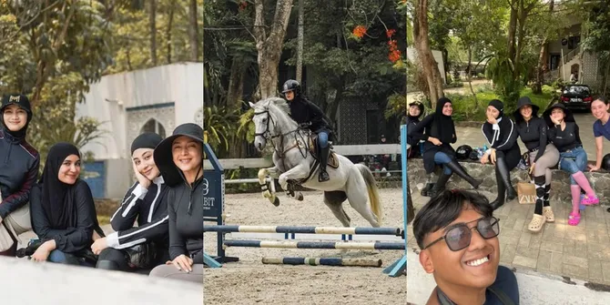 8 Potret Geng Berkuda Artis Shireen Sungkar Hingga Nabila Syakieb, Tetap Cantik Paripurna Meski Lepek dan Tanpa Make Up