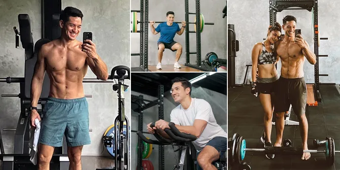 8 Potret Hot Daddy Andrew White Saat Nge-Gym, Pamer Tubuh Berotot dan Perut Six Pack yang Meresahkan