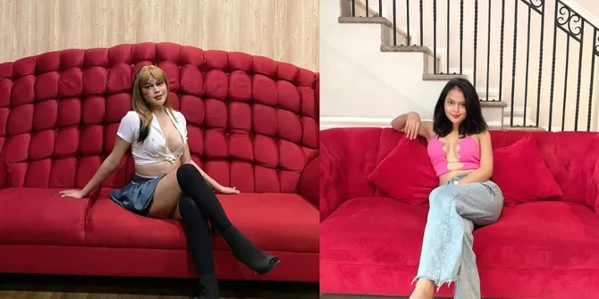 8 Potret Hot Dinda Syarif Saat Kenakan Seragam Sekolah Hingga Jadi Kelinci - Disuruh Jangan Sering Foto Terbuka Oleh Netizen