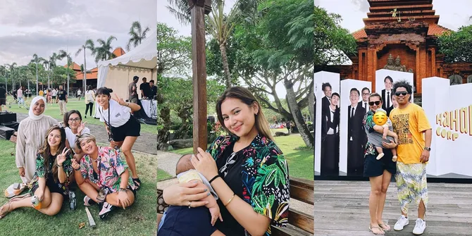 8 Potret Indah Permatasari Liburan ke Bali Bareng Suami & Sahabat, Netizen Makin Penasaran Sama Paras Anaknya