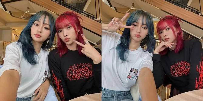 8 Potret Isyana Sarasvati dan Indah Kusuma yang Nyalon Bareng di Korea, Selfienya Banjir Pujian