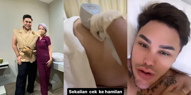 8 Potret Ivan Gunawan Lakukan Treatment Pengencangan Perut, Sebut Dirinya Bak Ibu Hamil Anak Kembar Sedang USG