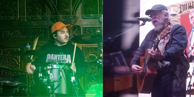 8 Potret Iwan Fals Cerita Dukungannya Pada Raya yang Pilih Musik Ketimbang Kuliah