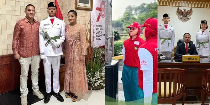 8 Potret Janitra Anak Amara dan Frans Lingua Jadi Paskibraka Kota Jaksel, Gagah Banget - Lebih Tinggi dari Ayah