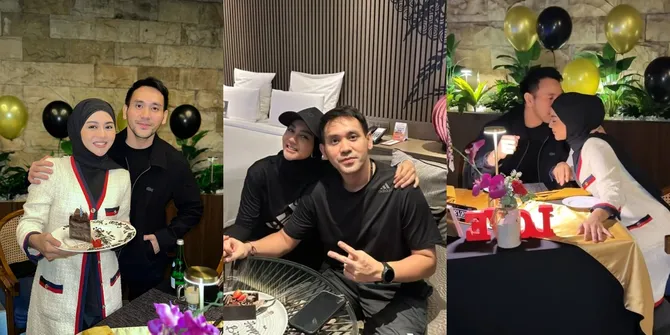 8 Potret Jenita Janet Rayakan Ultah Suami, Beri Kado & Kejutan Spesial