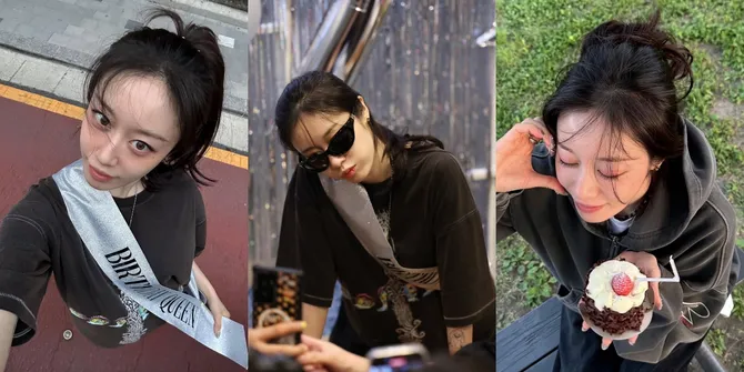 8 Potret Jiyeon T-Ara Rayakan Ulang Tahun Pertama Pasca Cerai, Curi Perhatian Pamer Tato Baru