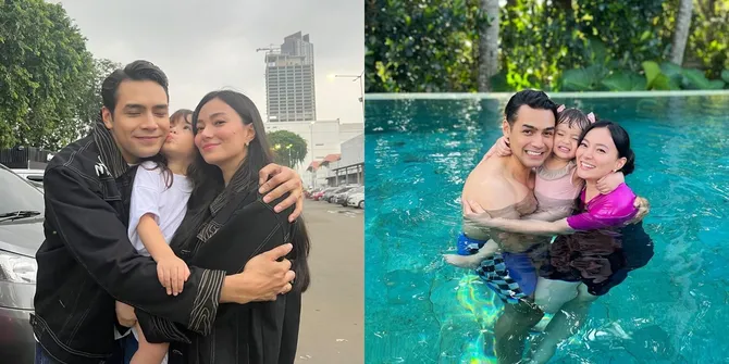 8 Potret Jonas Rivanno Bintang Sinetron 'TERTAWAN HATI' Saat Bersama Anak-Istri, Family Man Banget