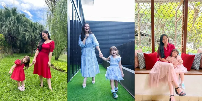 8 Potret Kedekatan Asmirandah dan Putri Cantiknya Chloe Emanuelle, Suka Kembaran Outfit - Bikin Konten Endorse Bareng