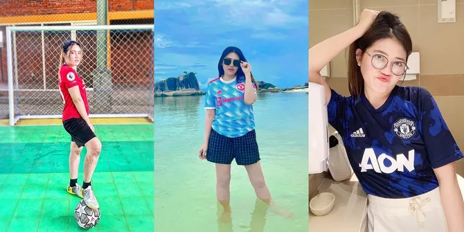 8 Potret Kisah Via Vallen Jadi Fans Berat Manchester United, Awalnya Kepincut Cristiano Ronaldo