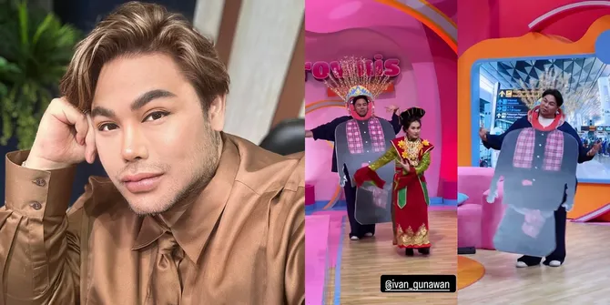 8 Potret Kocak Ivan Gunawan Jadi Ondel-Ondel, Awalnya Sewot Akhirnya Menikmati