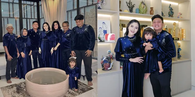 8 Potret Lebaran Denny Caknan & Keluarga, Bella Bonita Jadi Sorotan - Cunda Mau Punya Adik?