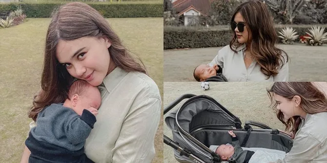 8 Potret Liburan Perdana Baby Anzel Anak Audi Marissa dan Anthony Xie, Dulu Lahir Prematur - Kini Makin Gembul Menggemaskan