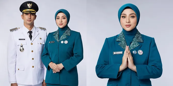 8 Potret Margin Wieheerm Cantik Pakai Seragam PKK, Dampingi Ali Syakieb Siap Jalankan Tugas Istri Wakil Bupati