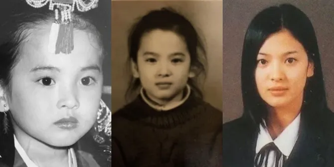 8 Potret Masa Kecil Song Hye Kyo, Bukti Sang Ratu Drama Korea Cantik Alami dari Lahir