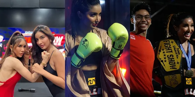 8 Potret Millen Cyrus Tanding Tinju Lawan CS Wijaya, Kemenangannya Disorot Netizen: Gak Imbang Sih