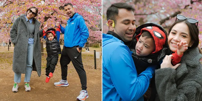 8 Potret Nagita Slavina dan Raffi Ahmad Liburan ke Jepang Tanpa Rafathar, Ikut Tokyo Marathon