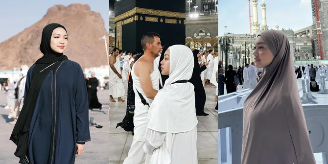 8 Potret Naura Ayu Pakai Hijab Selama Umrah, Banjir Pujian Cantik Betul Masyaallah