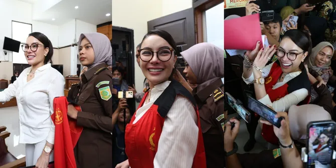 8 Potret Nikita Mirzani Sidang di Pengadilan, Tantang Reza Gladys Untuk Hadir
