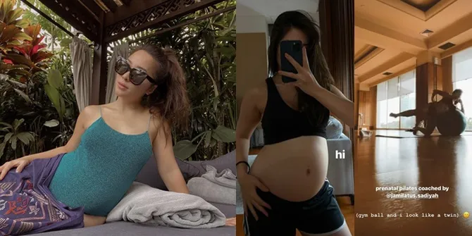8 Potret Nikita Willy Tetap Aktif Olahraga Meski Sedang Hamil, Pamer Bare Baby Bump yang Makin Besar