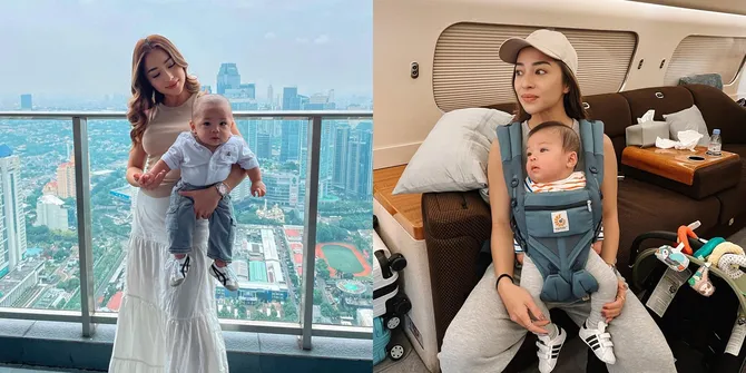 8 Potret Nikita Willy yang Dijuluki Hot Mama Saat Momong Baby Izz, Panen Pujian Gara-gara Pola Asuhnya