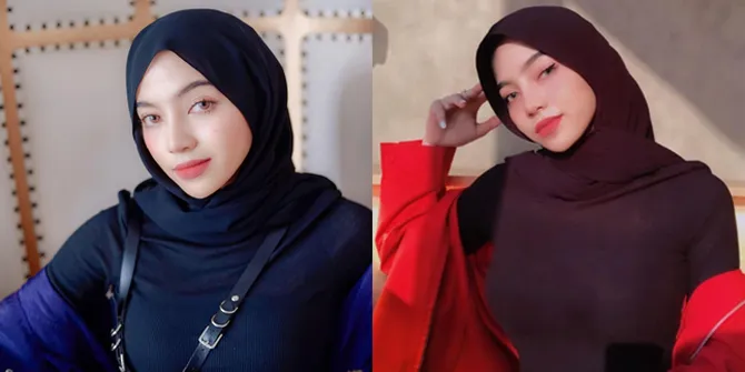 8 Potret Oklin Fia, Seleb Tik Tok Berhijab yang Sempat Viral Gara-Gara Video Dikelilingi Cewek Berbikini