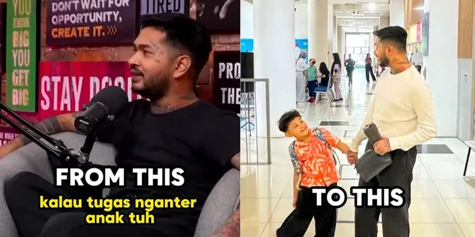 8 Potret Onadio Leonardo yang Akhirnya Antar Anak Sekolah, Pamer ke Habib Jafar - Banjir Pujian Netizen!