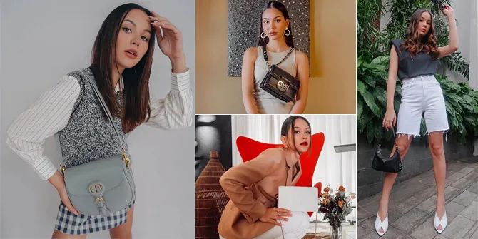 8 Potret OOTD Branded Alyssa Daguise, Cantik Stylish Bikin Al Ghazali Makin Cinta