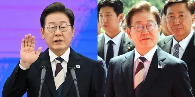8 Potret Pelantikan Lee Jae Myung Presiden Korea Selatan Ke-21, Beri Penghormatan ke Pahlawan Dulu