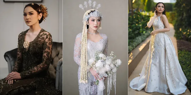 8 Potret Penampilan Mahalini Mulai dari Acara Lamaran Hingga Pesta Resepsi, Cantiknya Kebangetan!